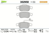 Bremsbelagsatz, Scheibenbremse