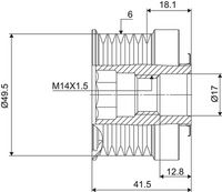 Ελεύθερη περιστροφή γεννήτριας  VALEO NEW SPARE PART