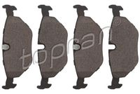 комплект спирачно феродо, дискови спирачки