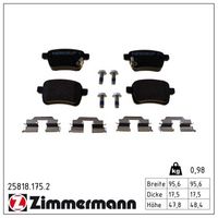 комплект спирачно феродо, дискови спирачки