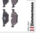 комплект спирачно феродо, дискови спирачки