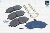 комплект спирачно феродо, дискови спирачки