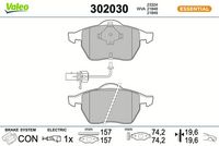 Bremsbelagsatz, Scheibenbremse