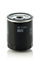 Filtru ulei, turbo MANN-FILTER, Cod: W 712/6