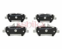 Set placute frana,frana disc ASHIKA, Cod: 50-00-0108