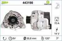 Generator / Alternator VALEO, Cod: 443190