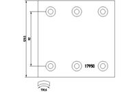 TEXTAR Remvoeringsset, trommelrem 2