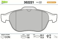 Bremsbelagsatz, Scheibenbremse