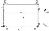 Condensator, climatizare MTR, Cod: 13054552