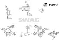 шенкел, окачване на колелата