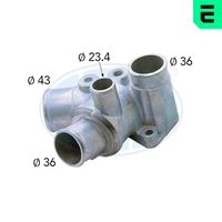 термостат, охладителна течност