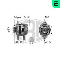 Generator / Alternator ERA, Cod: 210837A
