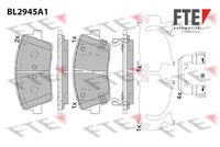 Bremsbelagsatz, Scheibenbremse