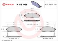 комплект спирачно феродо, дискови спирачки