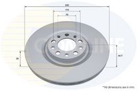 Disc frana COMLINE, Cod: ADC2882V