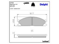 комплект спирачно феродо, дискови спирачки