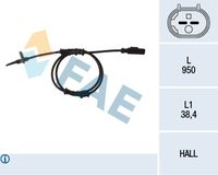 Датчик, обороти на колелото 78093 FAE