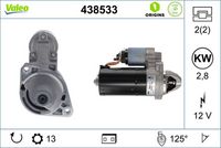 Starter VALEO, Cod: 438533