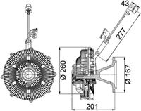Thumbnail - Koppeling, radiateurventilator - CFC115000P - MAHLE