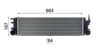 Thumbnail - Intercooler, inlaatluchtkoeler - CI180000P - MAHLE