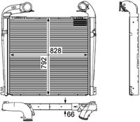 Thumbnail - Intercooler, inlaatluchtkoeler - CI143000P - MAHLE