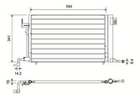 Condensator / Radiator aer conditionat VALEO, Cod: 817230