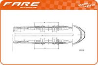 Жило, ръчна спирачка 18616 FARE SA