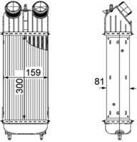 Thumbnail - Intercooler, inlaatluchtkoeler - CI172000P - MAHLE