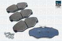 комплект спирачно феродо, дискови спирачки