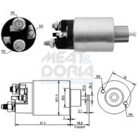Solenoid, electromotor MEAT & DORIA, Cod: 46100