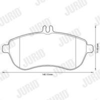 Bremsbelagsatz, Scheibenbremse