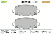 Bremsbelagsatz, Scheibenbremse