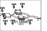 Mittelschalldämpfer