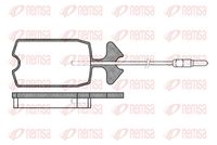комплект спирачно феродо, дискови спирачки