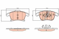 Bremsbelagsatz, Scheibenbremse