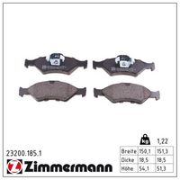 комплект спирачно феродо, дискови спирачки