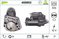 Starter VALEO, Cod: 455693