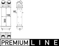 Thumbnail - Intercooler, inlaatluchtkoeler - CI261000P - MAHLE