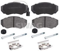 комплект спирачно феродо, дискови спирачки