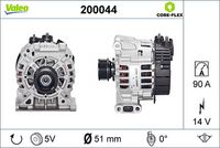 Generator / Alternator VALEO, Cod: 200044