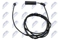 предупредителен контактен сензор, износване на накладките