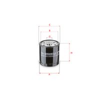 Filtru ulei SOFIMA, Cod: S 3721 R