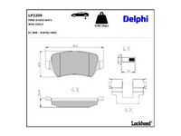 комплект спирачно феродо, дискови спирачки