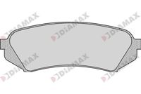 Комплект спирачно феродо, дискови спирачки N09744 DIAMAX