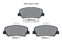 Bremsbelagsatz, Scheibenbremse