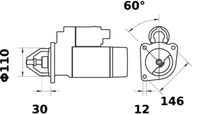 Thumbnail - Startmotor / starter - MS363 - MAHLE