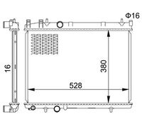 Radiator, engine cooling