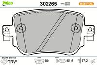 Bremsbelagsatz, Scheibenbremse