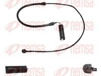 предупредителен контактен сензор, износване на накладките