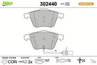 Bremsbelagsatz, Scheibenbremse
